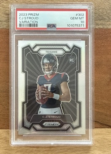 2023 Panini Prizm - PSA 10! Gem! Rookie Variation C.J. Stroud Silver Prizm (RC)