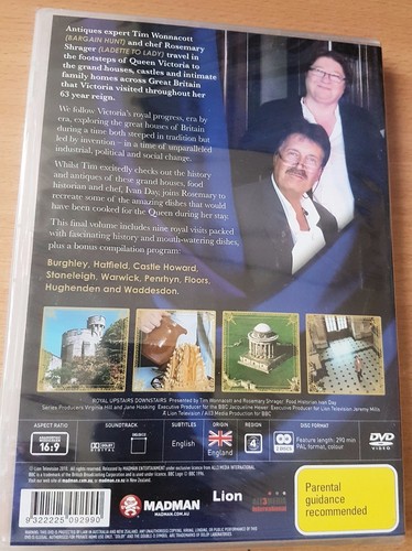 Royal Upstairs Downstairs - Burghley House To Waddesdon Manor (DVD, 2012) Reg 4 - Picture 2 of 2