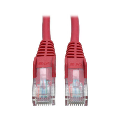 Tripp Lite 3FT RJ45 männlich Cat5e 350MHz Snagless Molded Patch Cable - Rot