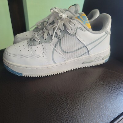 Nike Air Force 1 React SU GS White Smoke Grey CT5117-102 Size 6Y No Box