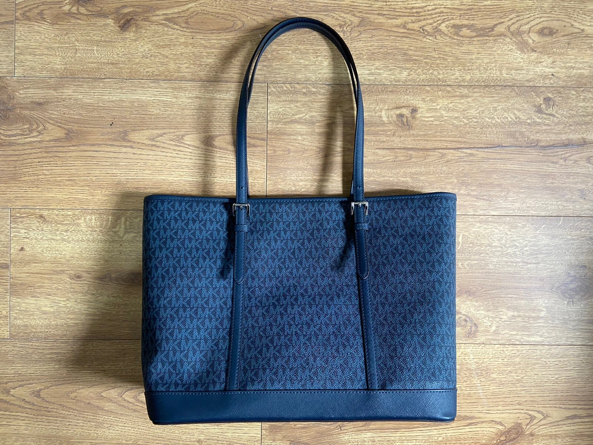 Michael kors jet set travel large store logo tote