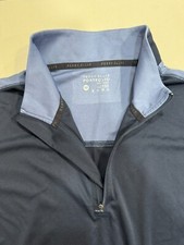 Perry Ellis Portfolio Men Long Sleeve Dri-Fit Zip Sweater Sz M