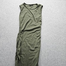 Shein Women's XS Army Green Sleeveless Bodycon Dress