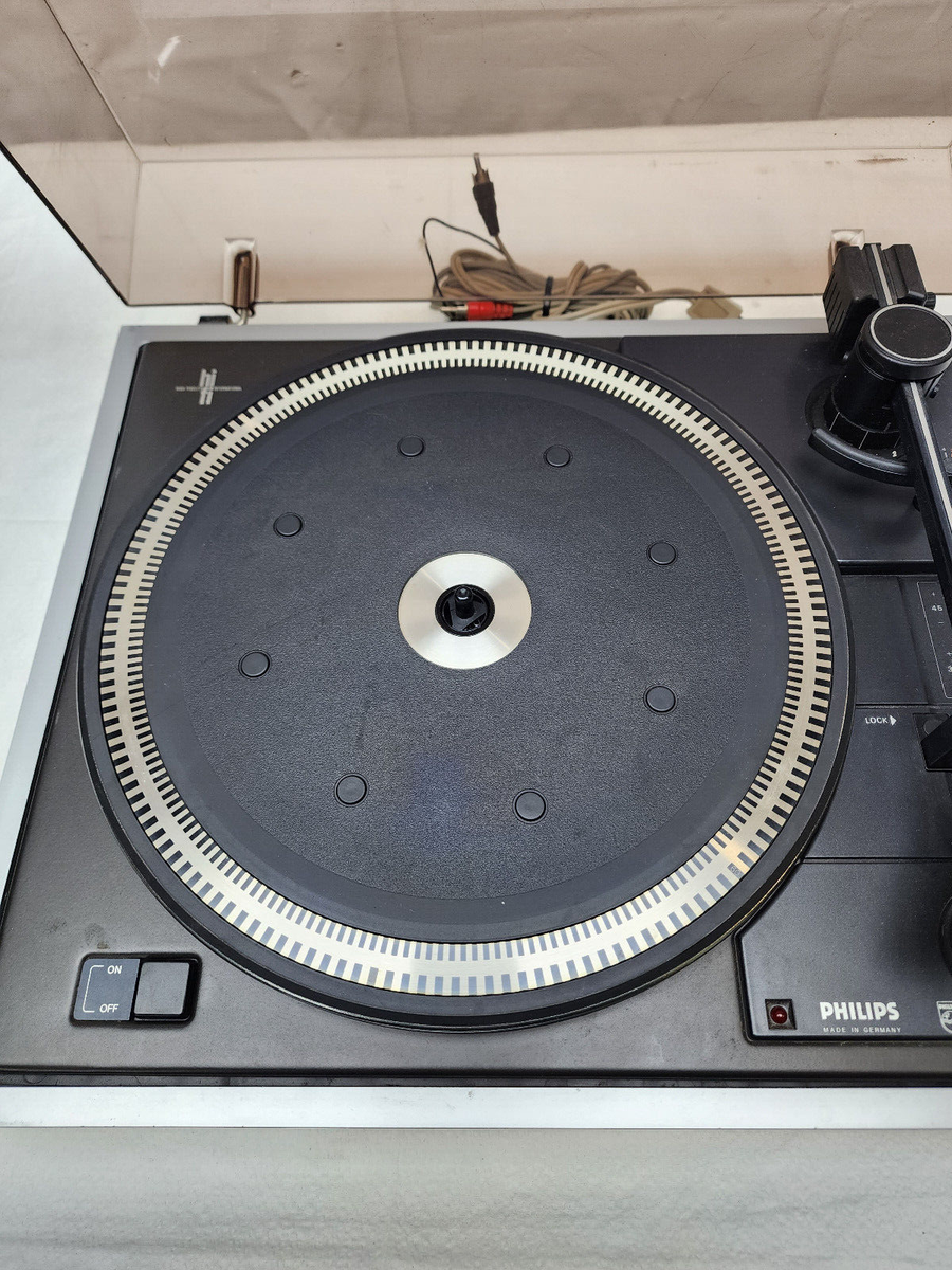 Vintage Philips Automatic 406 DC Servo Belt-Drive Turntable