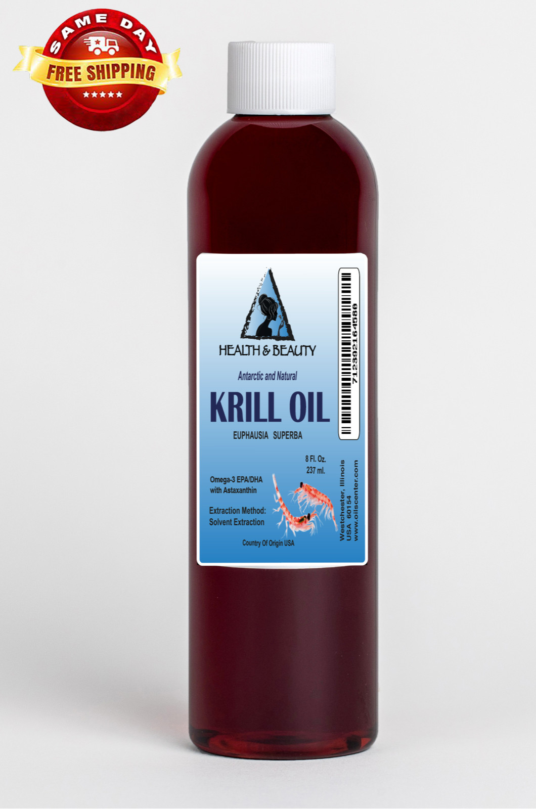 ACEITE DE KRILL ANTÁRTICO NATURAL ANTIENVEJECIMIENTO 8 OZ