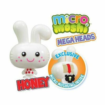moshi MICRO MOSHI MONSTERS MEGA HEADS FULL SET OF 5 + MOSHLINGS INSIDE
