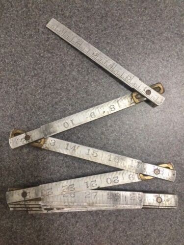 Vintage Interlox Master Slide Metal Ruler, Master Rule Mfg, New York No ...