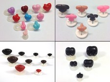 PLASTIC BACKS NOSES - Character Animal Safety Nose for Soft