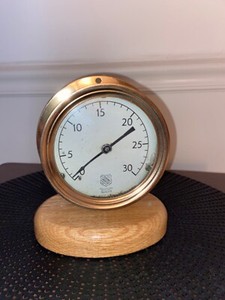 firefighting rescue historical memorabilia Ashcroft pressure gauge. Desk top 5”