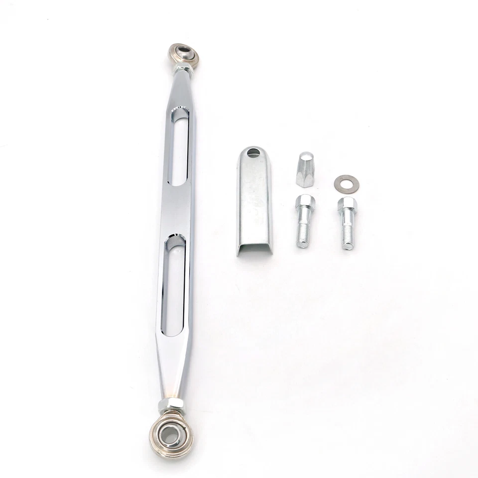 Palanca de cambios de aluminio cromado para Harley Touring CVO Road Glide 1986-23 Foto 3 de 4