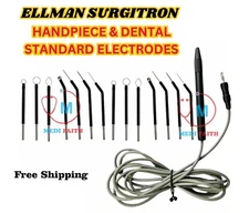 Ellman Surgitron Handpiece & Oral Cautery Electrodes Reusable-Tungsten Tips CE