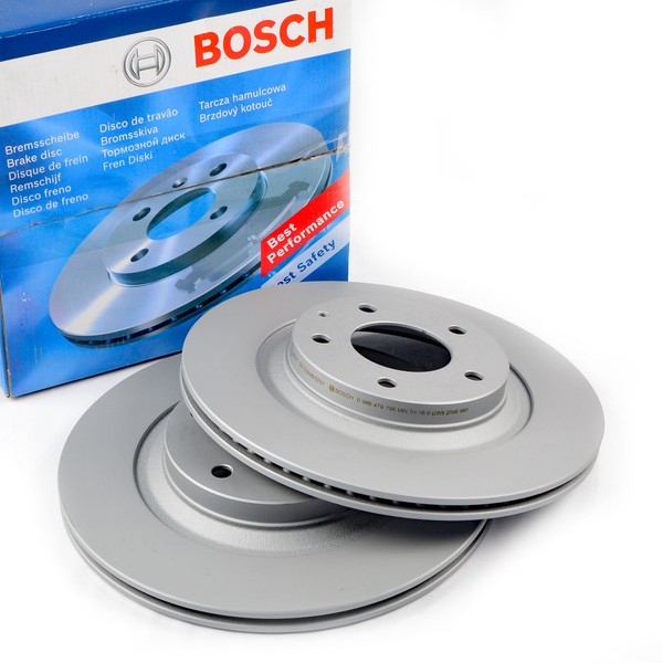 2X Bosch 0986479796 Bremsscheibe Vorne FüR Mazda RX 8-image
