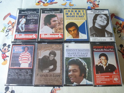 JOHNNY MATHIS X8 ORIGINAL AUDIO CASSETTE ALBUMS - Picture 2 of 4
