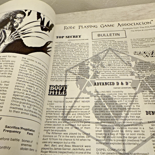 Dragon Magazine #62, TSR, June 1982 Dungeons &Dragons - Picture 6 of 11