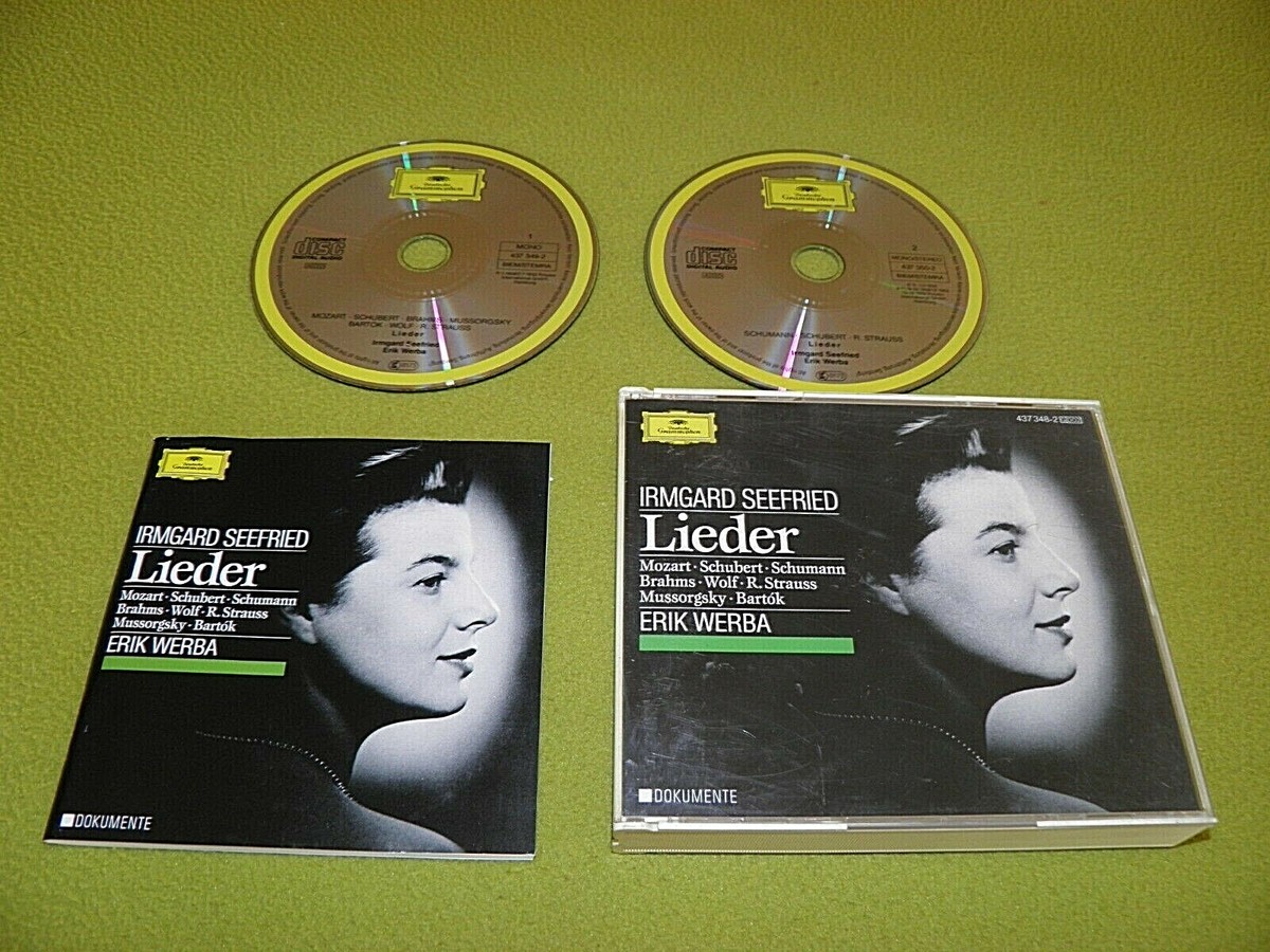 Irmgard Seefried, Erik Werba – Lieder, 2xCD Germany Deutsche Grammophon – 437 348-2 Irmgard Seefried, Erik Werba – Lieder, 2xCD Germany Deutsche Grammophon – 437 348-2