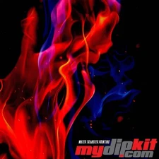 Hydrographic Film Hydro Dipping Water Transfer Print Film DD-910 Lrg Multi Flame