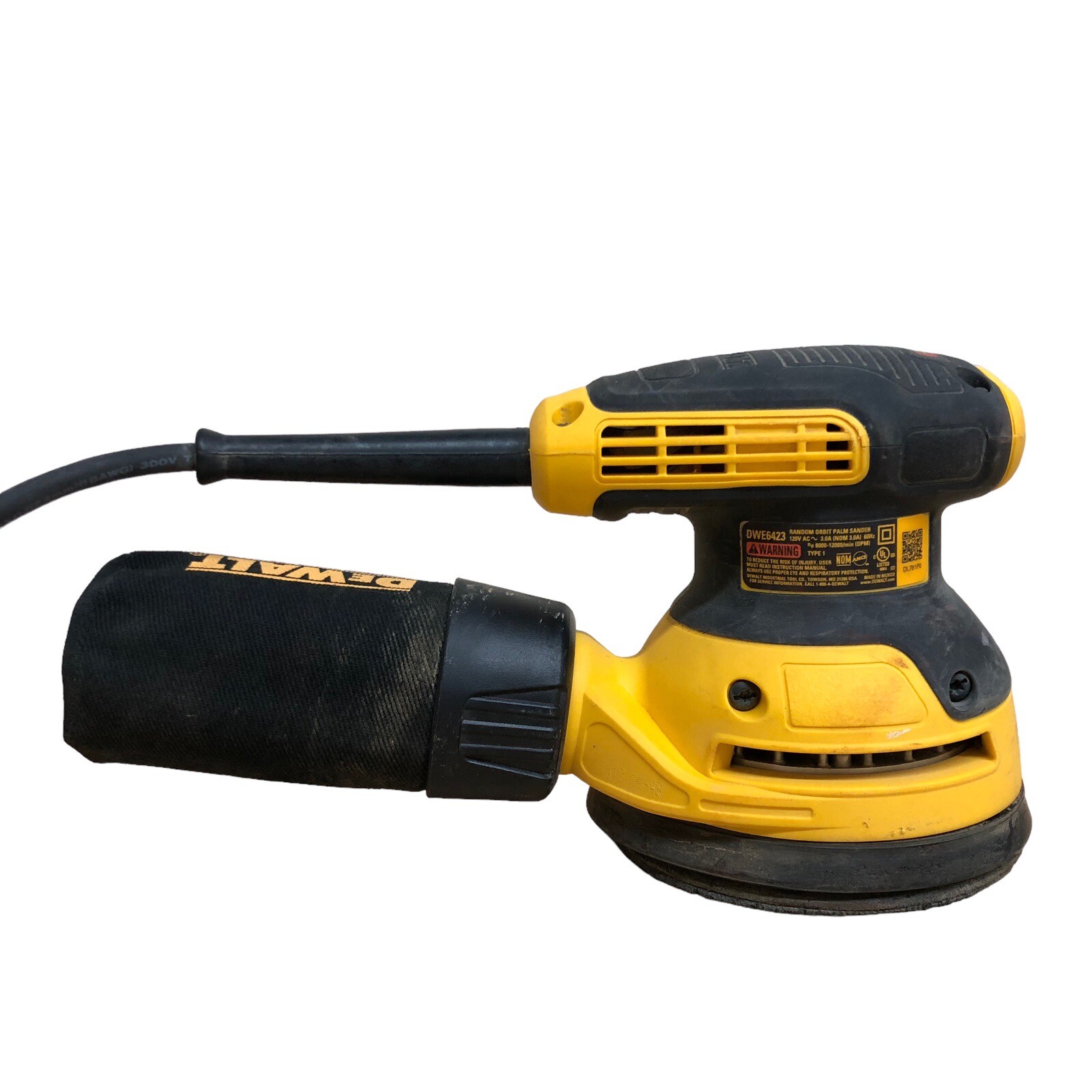 DEWALT DWE6423 5 in. Variable Speed Random Orbital Sander for PARTS OR