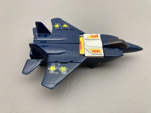 Vintage Gobots Blue Leader 1 1985 Bandai Transforming Toy MR-25 Jet Plane