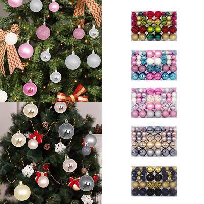 Weihnachtskugeln 8cm - Bunte, Bruchsichere Christbaumkugeln Im 9er-Set