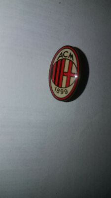 old pins Pin Badge Spilla A.C.Milan ovale 13 stella scudetti senza piedino 252