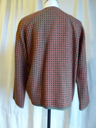 CAROLINE ROHMER Veste courte spencer tweed LAINE ALPAGA Vintage 44 TBE - Picture 7 of 9