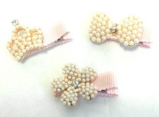 Hairpins for Girls Princess Pearls Korean Styles 3 pieces 