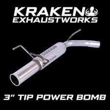 VAUXHALL CORSA C 2001 TO 2006 1.2 1.4 1.8SRI SPORTS EXHAUST POWER BOMB 3"