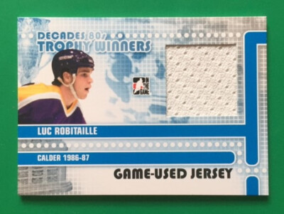 L.ROBITAILLE (LOS ANGELES) 10-11 DECADES 1980s TROPHY WINNERS JERSEY CARD TWJ-22