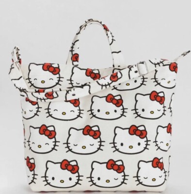 Baggu X Hello Kitty Sanrio Collab Horizontal Canvas Duck Bag