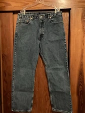 Vintage Levi 505 Regular Fit Straight Leg 90’s Jeans 38x30
