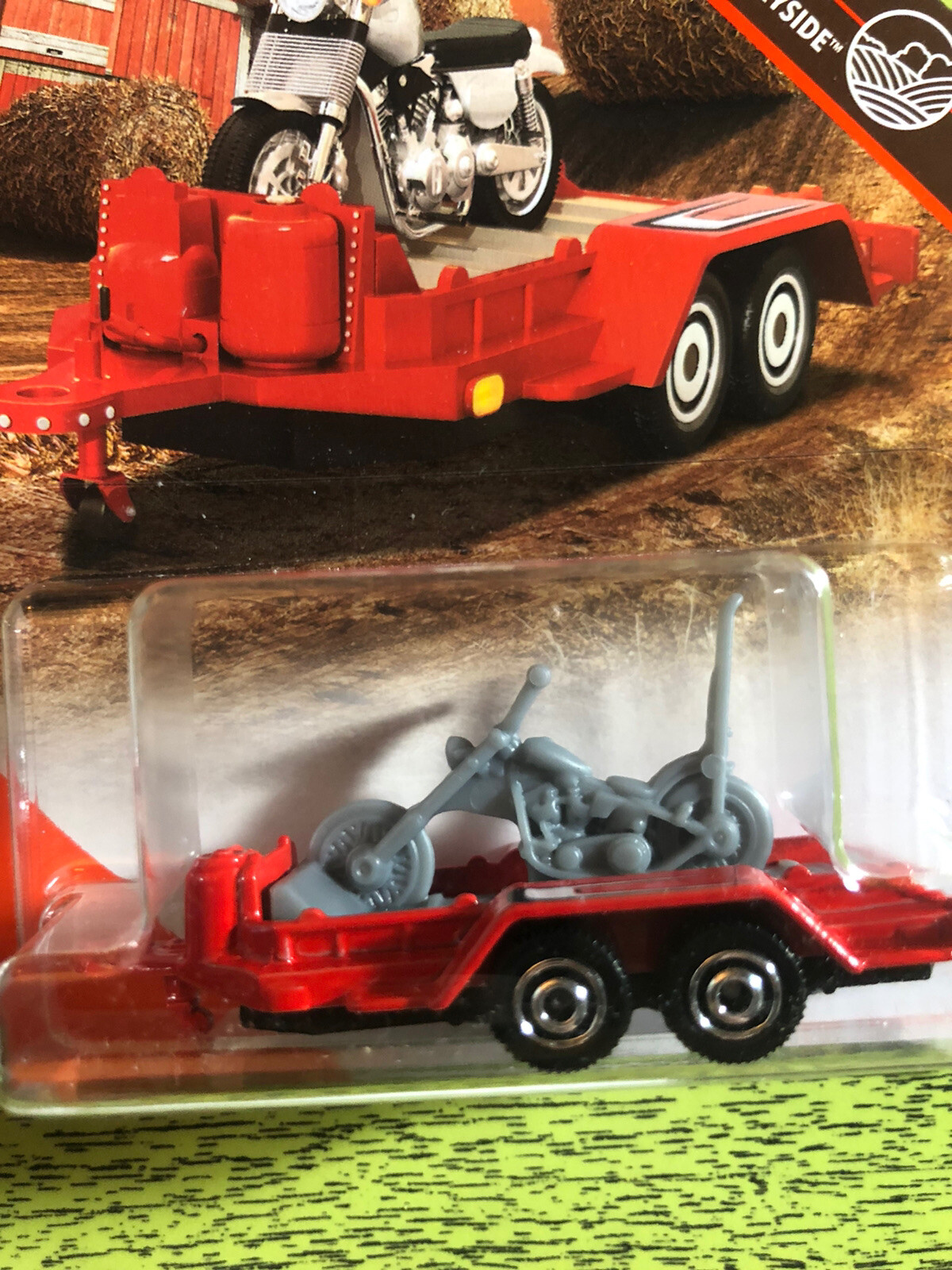 Matchbox Mbx Cycle Trailer Both Versions Of Bike | eBay
