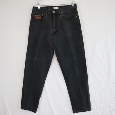 Vtg Pepe Jeans London Mens 34 Tapered Leg 5-Pocket Cotton Denim Black
