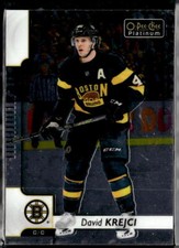2017-18 O-Pee-Chee Platinum #36 David Krejci Boston Bruins