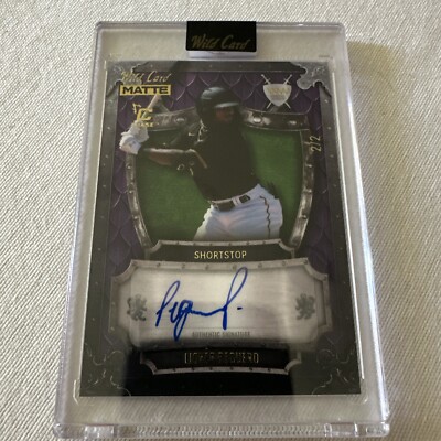 Wild Card Matte LIOVER PEGUERO Auto 2/2 Pittsburgh Pirates Weekend Warrior