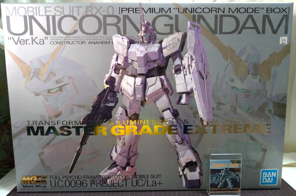 MGEX UNICORN GUNDAM Ver.Ka Premium Unicorn Mode Box 1/100 Scale P
