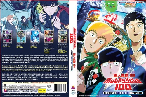ANIME MOB PSYCHO 100 SEASON 1-3 VOL.1-37 END + 2 SP DVD ENGLISH DUB REGION ALL - Foto 3 di 5