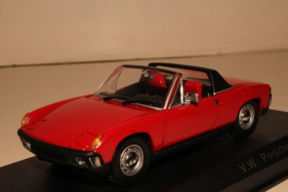 Detail Cars 1:43 Scale #340, 1969 VW Porsche Convertible, Red - Image 2 of 4