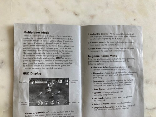 Shrek 2 | Nintendo Gamecube | Manual - Picture 3 of 3
