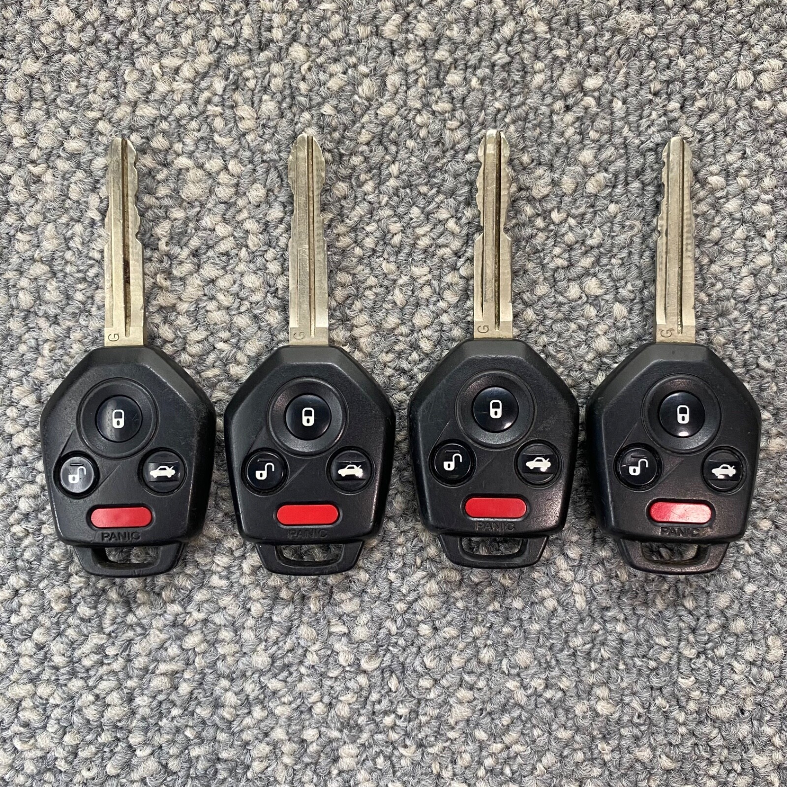 Lot of 4 SUBARU REMOTE HEAD Locksmith Lot CWTWB1U811 JAPAN BLACK LOGO "G" eBay