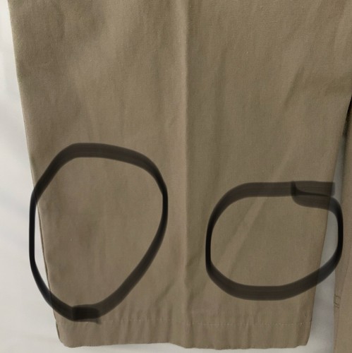 Vintage Cabelas Pants Mens Size 30(26)X32 Trail Hiking Double Knee Beige Cargo - Picture 9 of 23