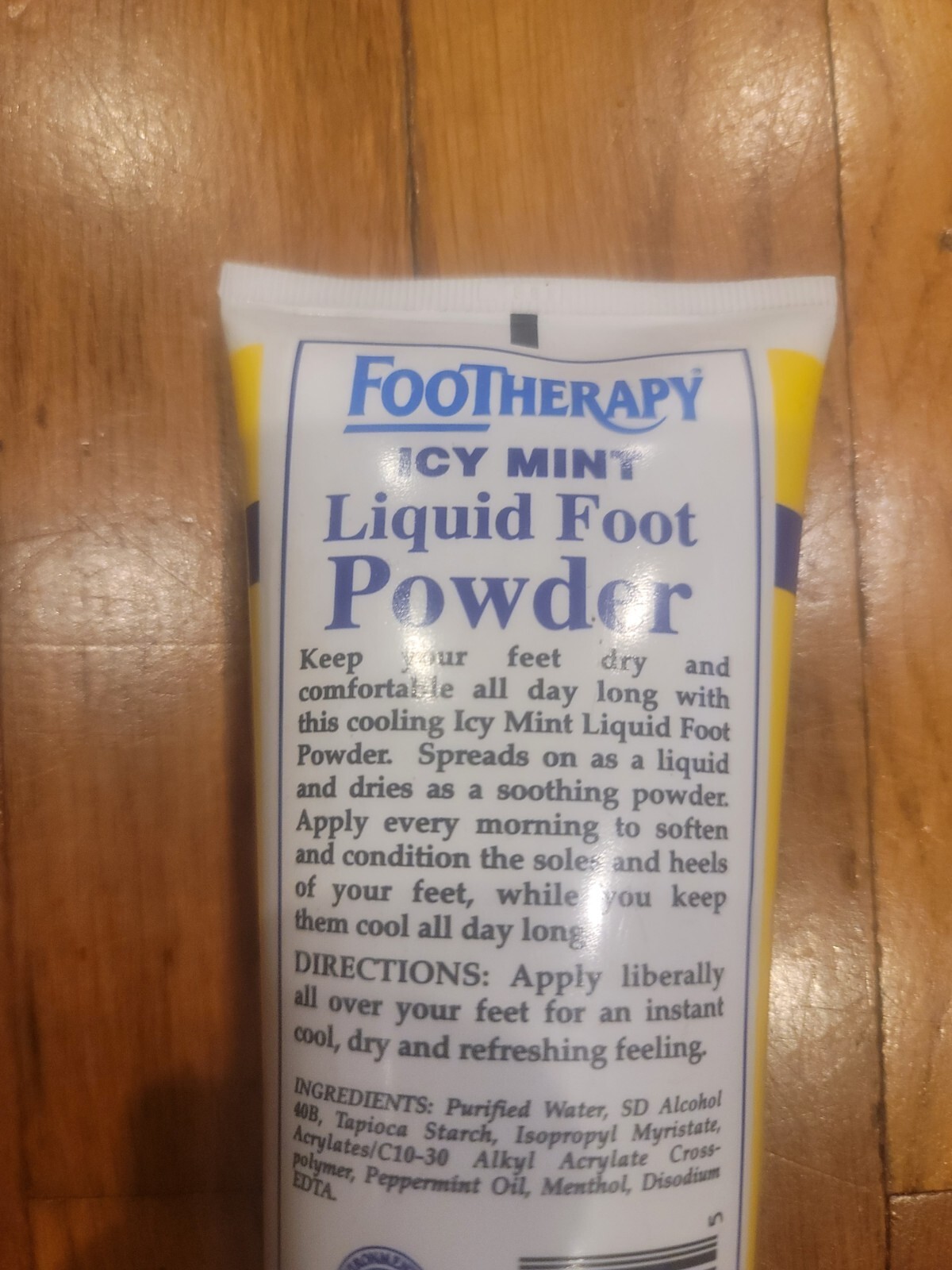 Footherapy Icy Mint Liquid Foot Powder 7 Fl. Oz. (200ml) Discontinued VHTF NOS