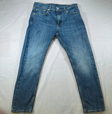 Levis 512 Slim Taper Fit Jeans Mens 32x29 Blue Stretch NEW