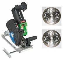Eibenstock Sega Diamantata Eds 181 Incl. 2x Lama Ø 180 Turbo Cemento Granito