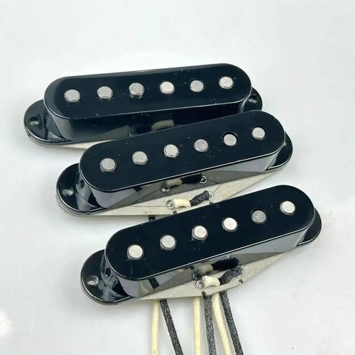 '57/'62 SSS single coil pickups Alnico 5 copper wire harness pickups Handmade - Picture 8 of 19