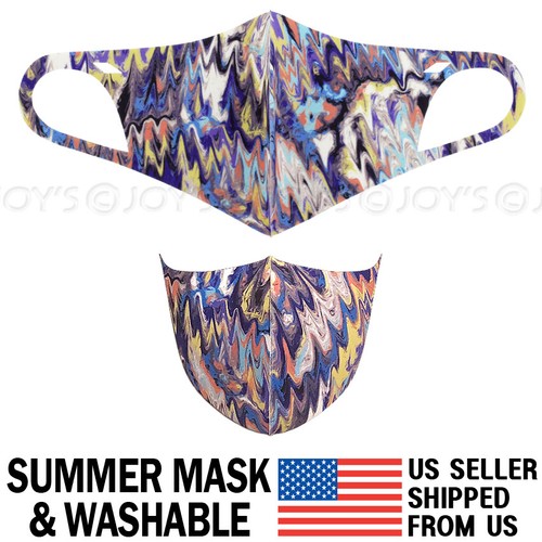 Leichte Gesichtsmaske - Unisex Erwachsene waschbar atmungsaktiv hochwertig Elasthan - Bild 18 von 36