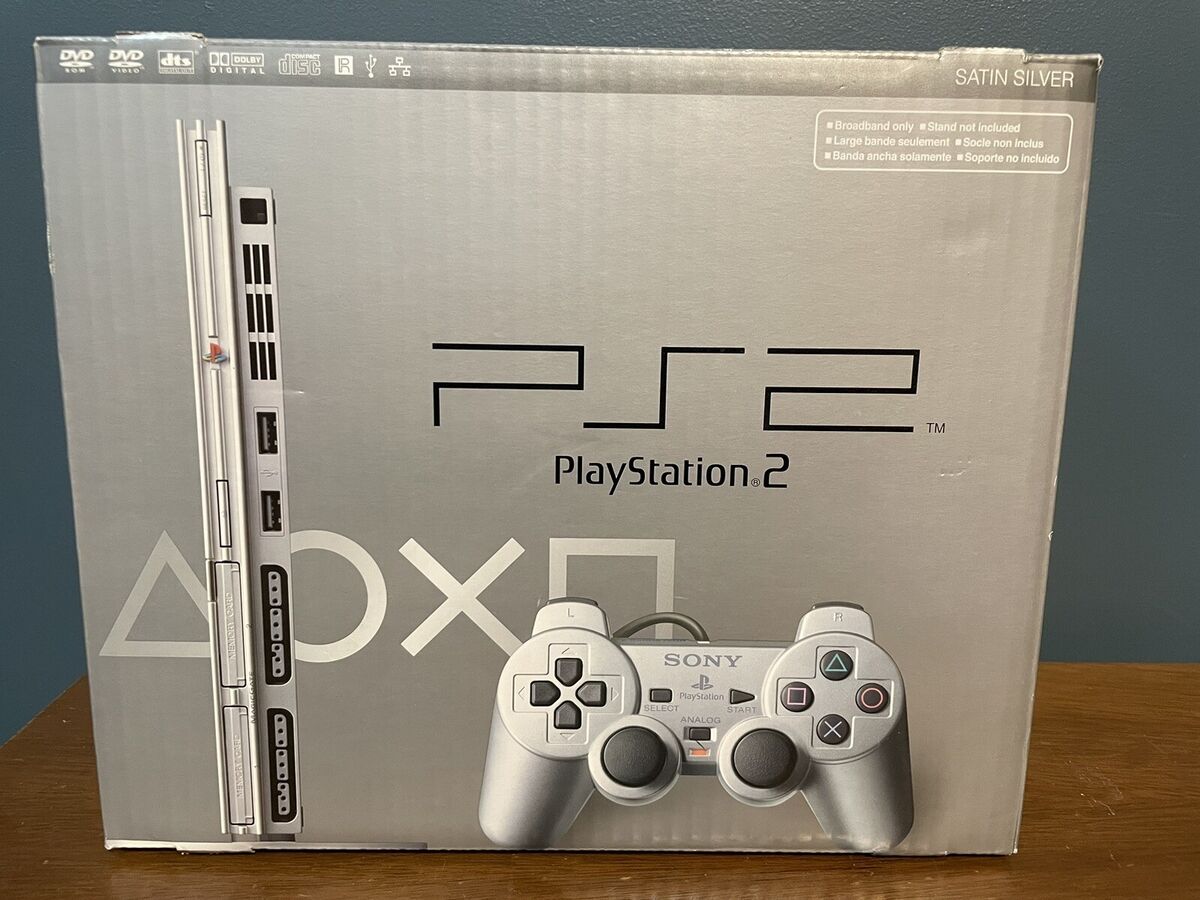 Sony PlayStation 2 Satin Silver Sealed US ver | eBay Sony PlayStation 2 Satin Silver Sealed US ver | eBay