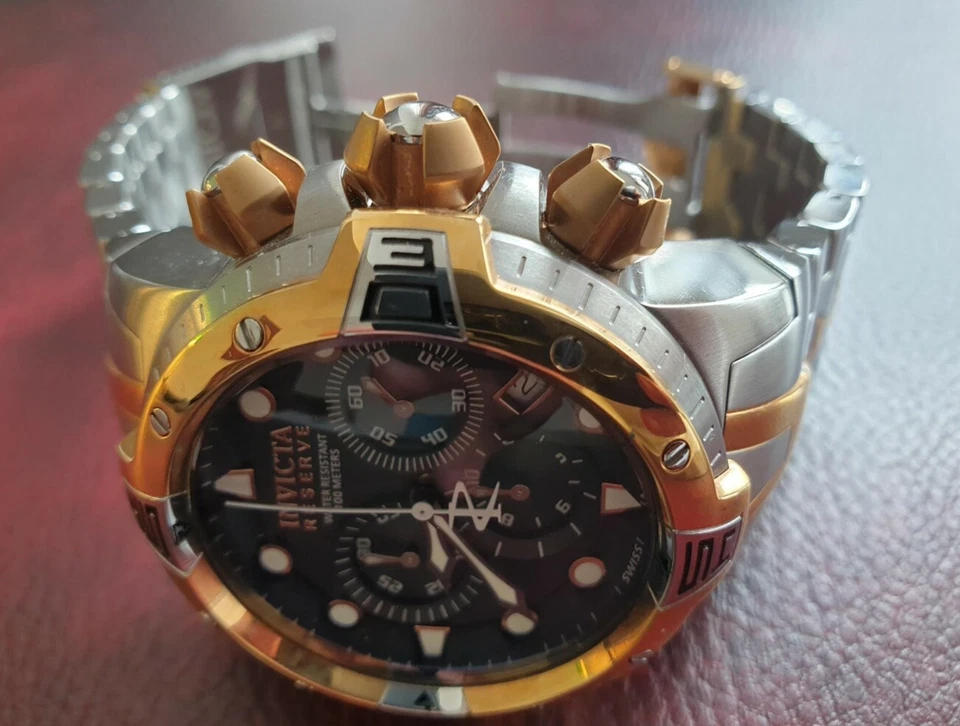 Invicta Reserve Men's 50mm Sea Excursion Swiss Quartz Chronograph - model 0643 - Bild 2 von 4