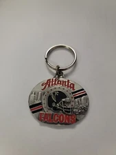 Atlanta Falcons NFL VINTAGE Logo Heavy Duty Metal Keychain Siskiyou 