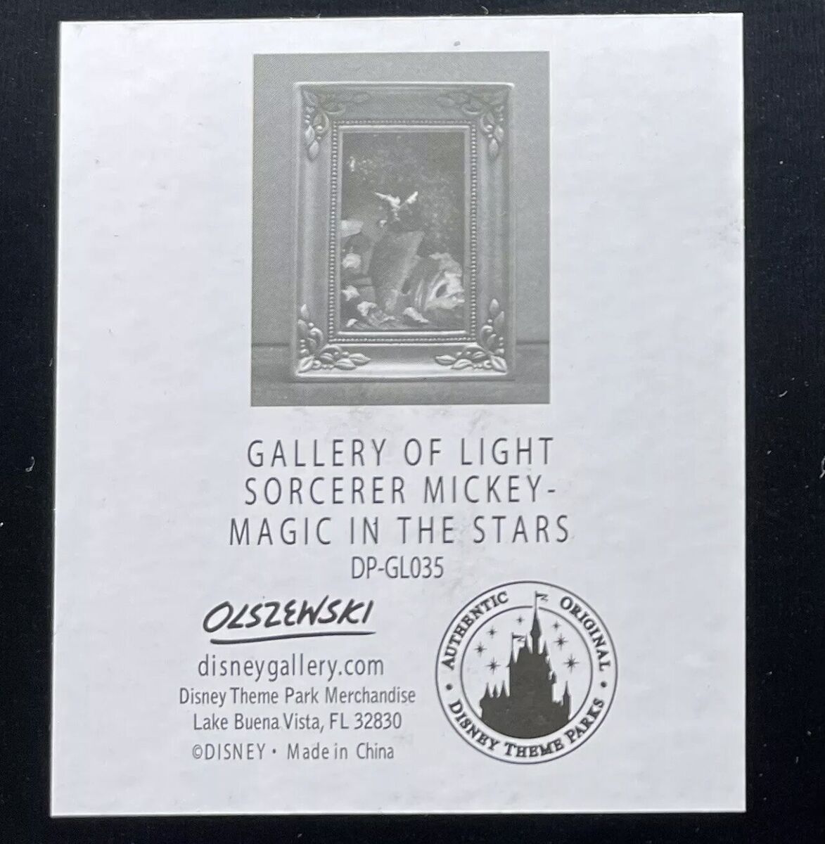 Disney Olszewski Gallery of Light Sorcerer Mickey Magic in Disney Olszewski Gallery of Light Sorcerer Mickey Magic in