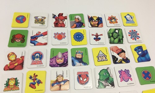 MEMORY Matching Game Marvel SPIDER-MAN & FRIENDS Replacement CHARACTER CARDS - Picture 2 of 5